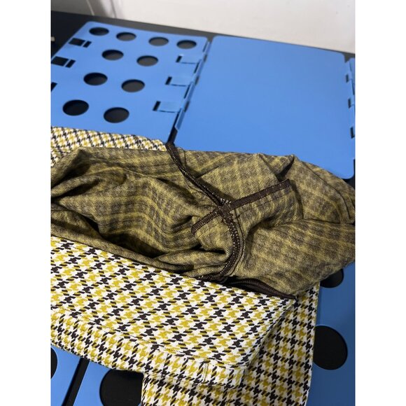 SPANX The Perfect Pant Kick Flare Houndstooth New Yellow/Black size XSmall - Picture 10 of 16